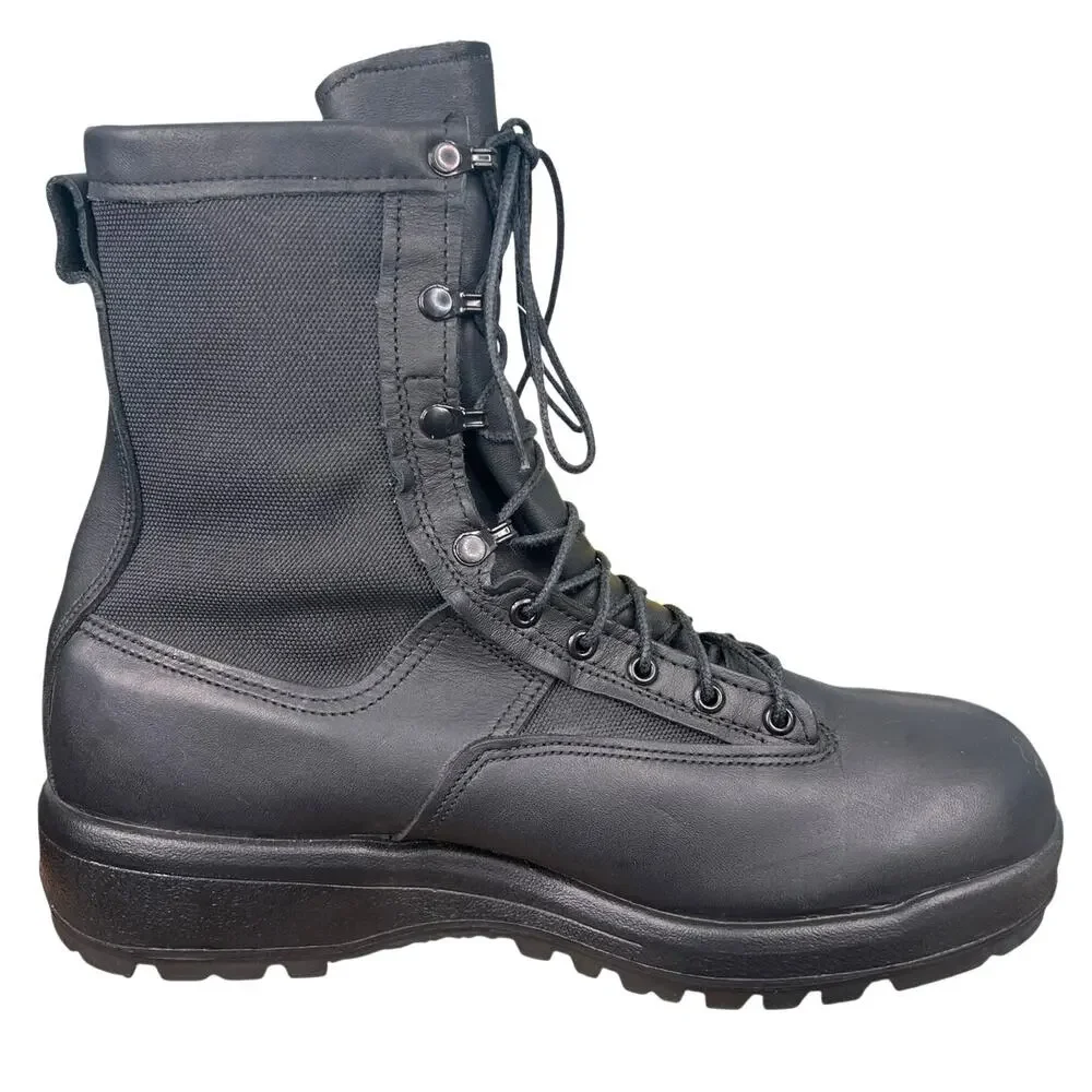 NWT Belleville 700V Wide Black Goretex Waterproof Combat Boots Size 13.5 W